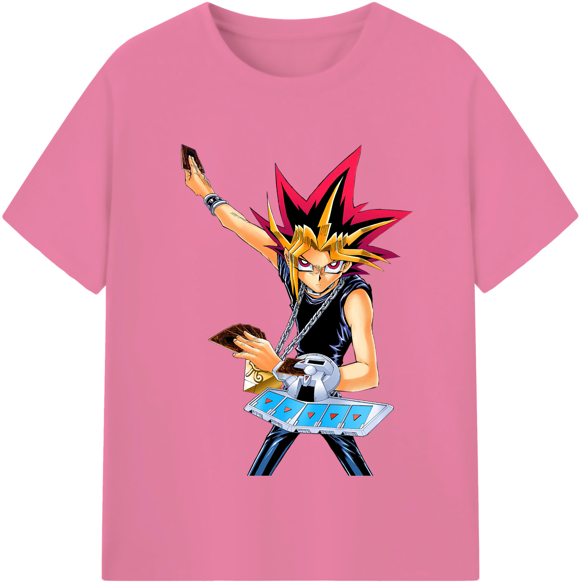 （画像用） 遊☆戯☆王 Yu-Gi-Oh! 綿100％半袖Tシャツ（フロントプリント）